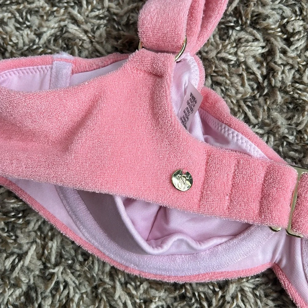 Victorias Secret 34B Pink Essential Wicked Push Up Bikini Top